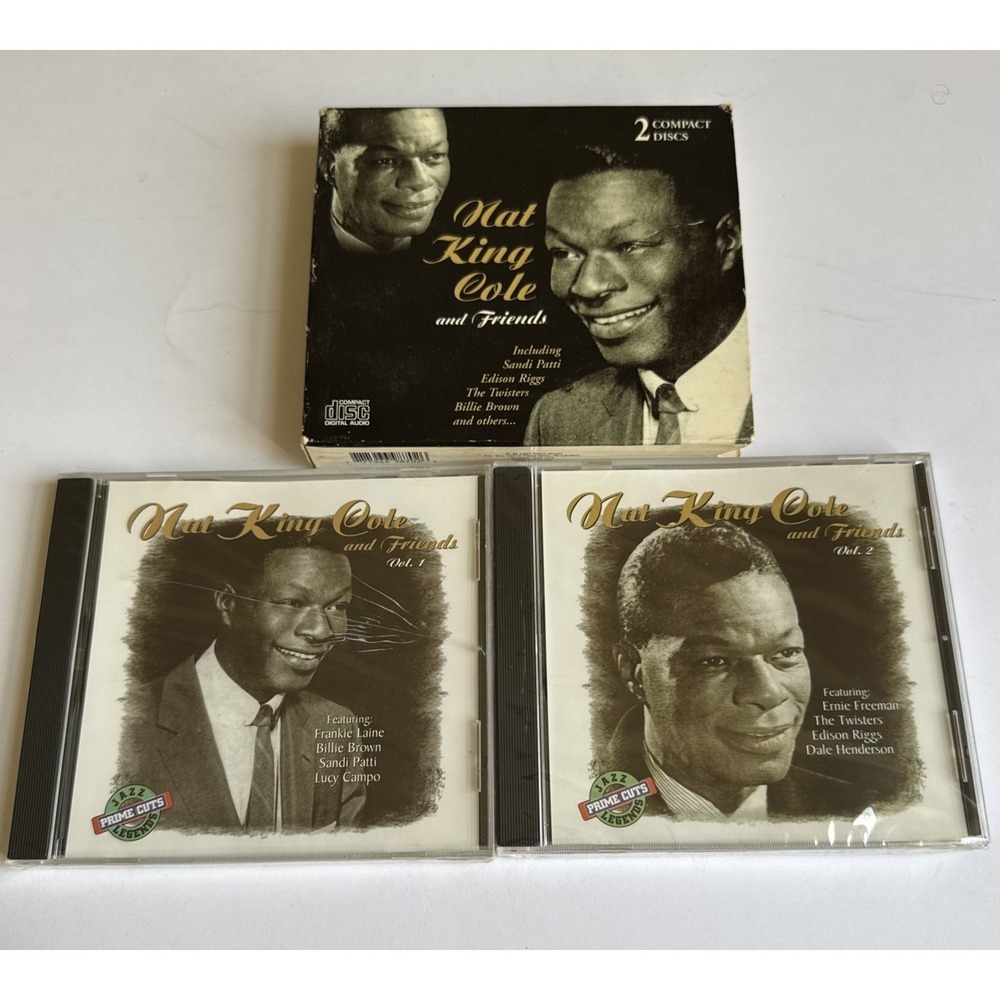 NAT KING COLE AND FRIENDS 2-CD BRAND NEW SEALED SHRINK READ